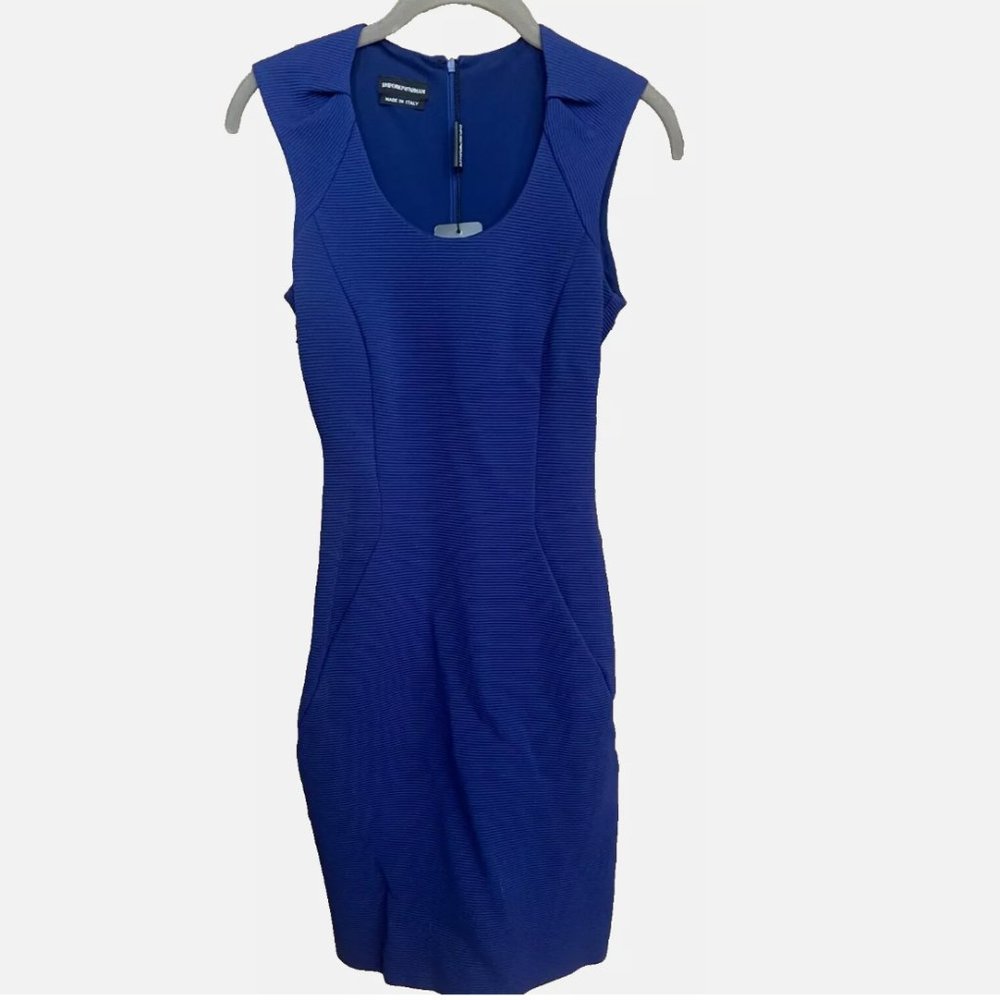 Emporio Armani Ottoman Jersey Sheath dress